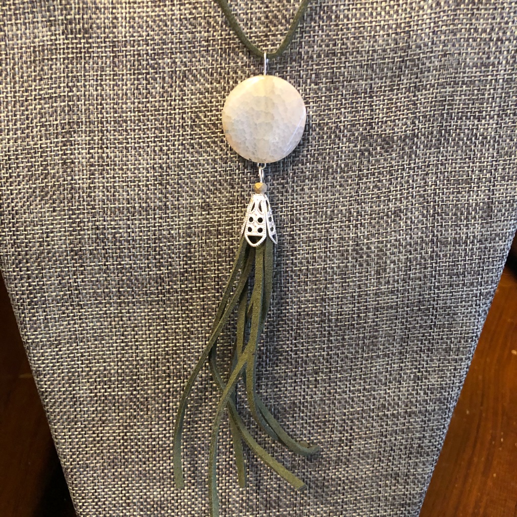 Leather Necklace 18$
